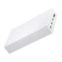 Green Cell PowerPlay20s White Power Bank 20000mAh 22.5W PD USB C with Fast Charging Portable Phone Charger for iPhone 15 14