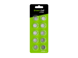 10x Green Cell CR1620 Lithium battery 3V 70mAh
