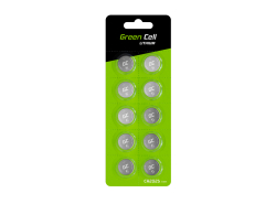 10x Green Cell Pile lithium CR2025 3V 160mAh