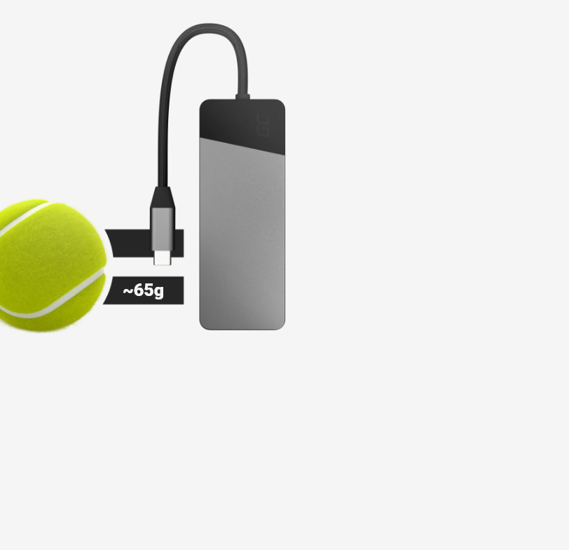 Hub with tennis ball